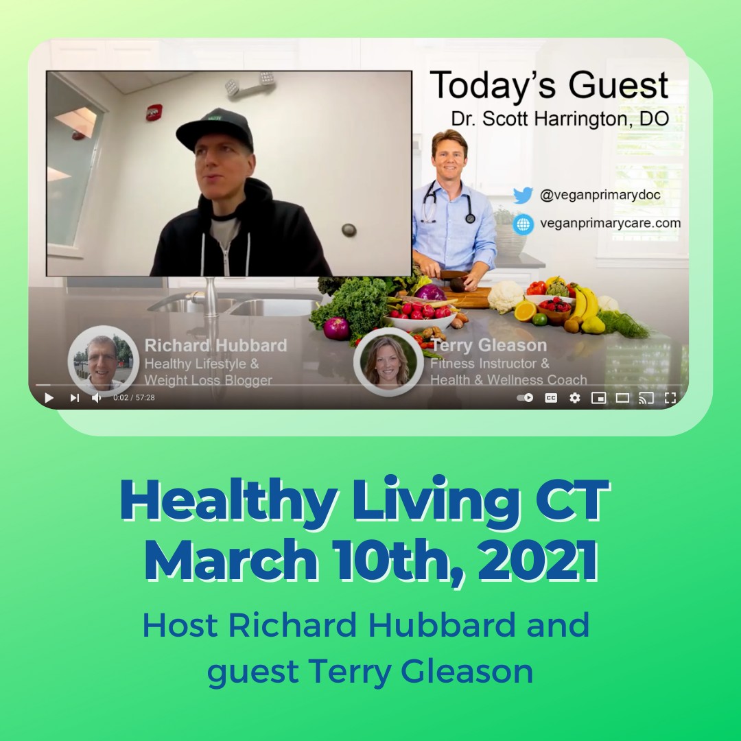 Video cover page of Healthy Living CT interview of Dr. Scott Harrington by Richard Hubbard March 10th 2021