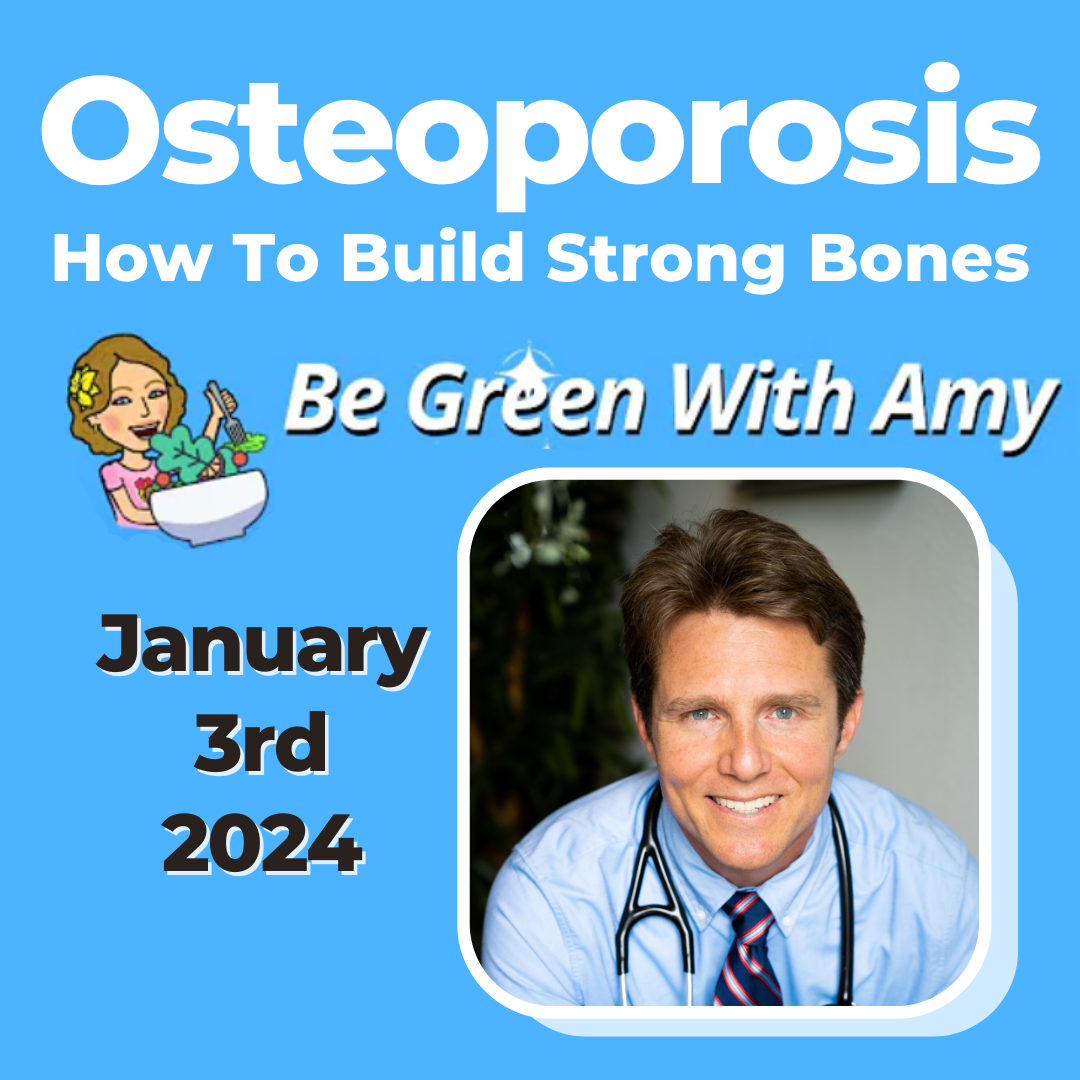 Dr Harrington interviewed by Be Green With Amy About Osteoporosis